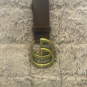 Large Buckle Gucci Belt